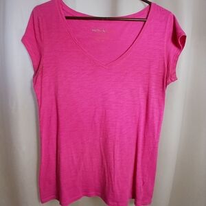 #465 Pink V-Neck Aeropostale Shirt